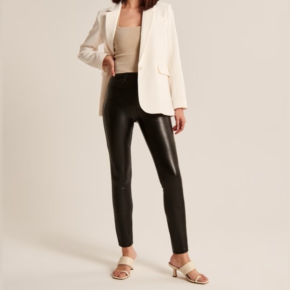 Abercrombie & Fitch Leather Pant - Picture 4 of 11